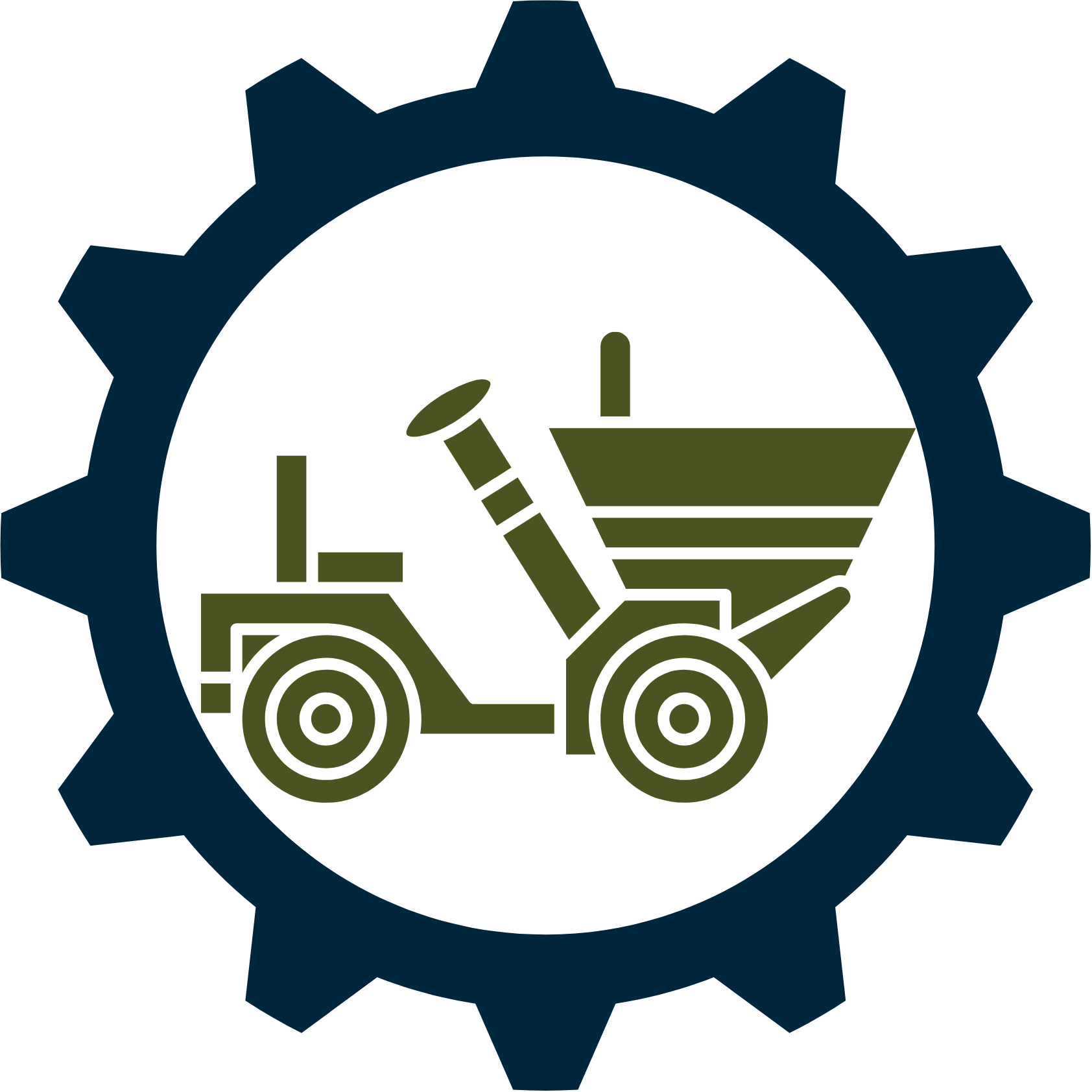 Forward tipping dumper icon - NPORS, CPCS & NVQ accredited training course and professional certification available